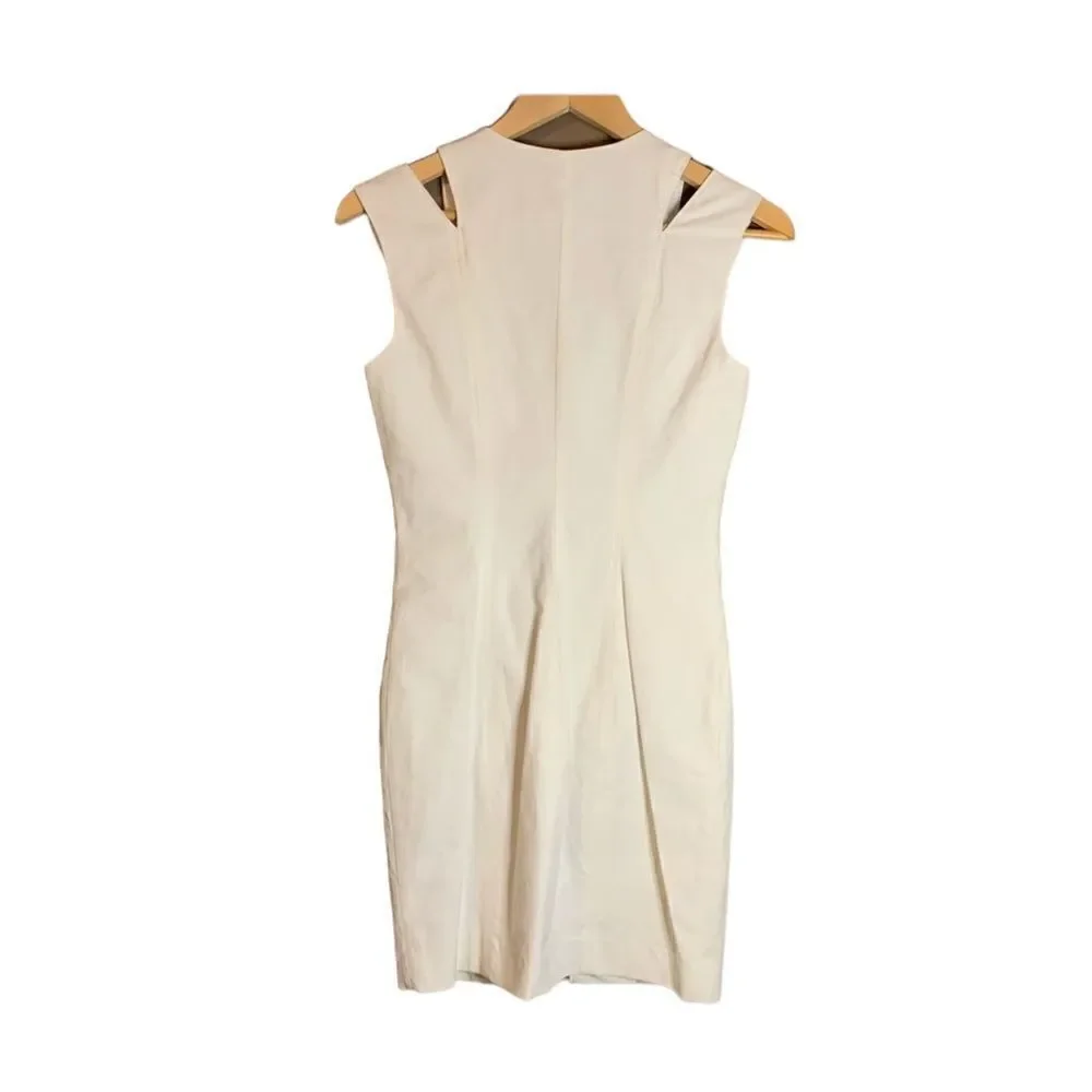 Bebe off‎ white mini  dress. Size 2 - Picture 12 of 12